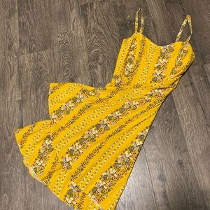 Yellow Floral Sundress